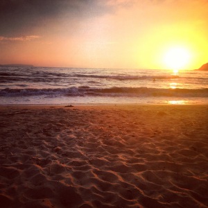 Fukuma beach Sunset